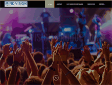 Tablet Screenshot of mindvisionproductions.com